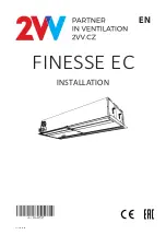 2VV Finesse EC Series Installation Manual preview