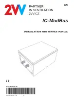 Предварительный просмотр 1 страницы 2VV IC-ModBus Installation And Service Manual