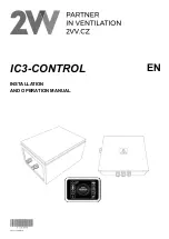 2VV IC3-CONTROL Installation And Operation Manual preview