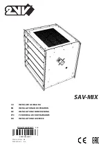 2VV SAV-MIX-2 Installation And Operation Manual предпросмотр