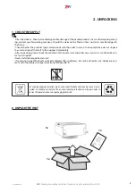 Preview for 3 page of 2VV SAVANA INOX Plus Installation And Operation Manual