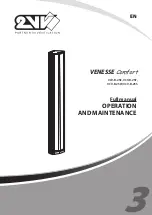 2VV VENESSE Comfort VCV-B-25E Operation And Maintenance Manual preview