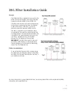 2Wire Inline Filter Install Manual preview