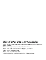 Preview for 3 page of 2Wire PC Port Installation Manual