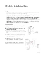 2Wire Wall-Mount Filter Install Manual preview