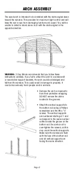 Preview for 3 page of 3 Day Blinds ARCH Assembly/Installation Instructions