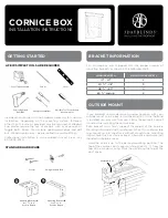 3 Day Blinds Cornice Box Installation Instructions Manual preview