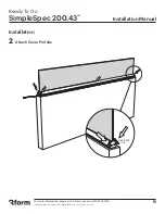 Предварительный просмотр 6 страницы 3-form SimpleSpec 200.43 Installation Manual