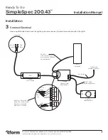 Предварительный просмотр 7 страницы 3-form SimpleSpec 200.43 Installation Manual