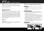 Preview for 3 page of 32 Degrees PT Jr. Owner'S Manual