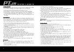 Preview for 5 page of 32 Degrees PT Jr. Owner'S Manual