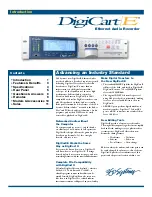 Preview for 1 page of 360 Systems DigiCart/E Specification