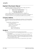 Preview for 10 page of 360 Systems DigiCart II Plus DR-2750 Owner'S Manual