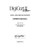 Preview for 1 page of 360 Systems DR-2750 Owner'S Manual