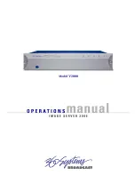 360 Systems Image Server 2000 V-2000 Operation Manual preview