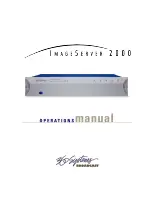 360 Systems Image Server 2000 Operation Manual preview