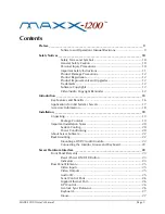 Preview for 4 page of 360 Systems MAXX-1200-EX Operation Manual