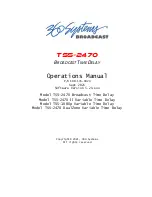 Preview for 1 page of 360 Systems TSS-1080p Operation Manual