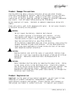 Preview for 5 page of 360 Systems TSS-1080p Operation Manual