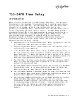 Preview for 7 page of 360 Systems TSS-1080p Operation Manual