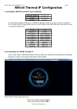 Preview for 7 page of 360 Vision Affiniti Thermal IP Installation & Configuration Manual