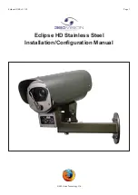 360 Vision Eclipse HD Stainless Steel Installation & Configuration Manual предпросмотр