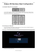 Предварительный просмотр 6 страницы 360 Vision Eclipse HD Stainless Steel Installation & Configuration Manual