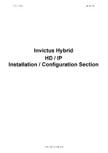 Предварительный просмотр 24 страницы 360 Vision Invictus Hybrid Installation And Configuration Manual