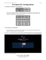 Preview for 11 page of 360 Vision Predator-Dualview Installation And Configuration Manual