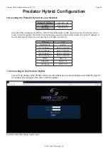 Предварительный просмотр 20 страницы 360 Vision Predator Hybrid PREDHYB-PSU-SM Installation & Configuration Manual