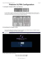 Preview for 21 page of 360 Vision Predator Ultra Installation & Configuration Manual