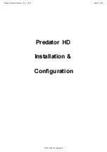 Preview for 31 page of 360 Vision Predator Installation & Configuration Manual