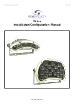 Preview for 1 page of 360 Vision Sirius Installation & Configuration Manual