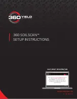 Preview for 1 page of 360 YIELD CENTER 360 SOILSCAN Setup Instructions