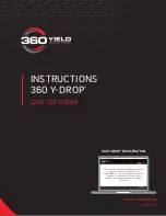 Предварительный просмотр 1 страницы 360 Yield 360 Y-DROP CASE 120 BOOM Instruction Manual