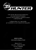 Preview for 44 page of 39 HUNTER HAWK User Manual