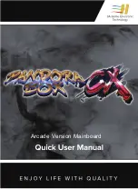 3A Game Electronic Technology PANDORA BOX CX Quick User Manual preview