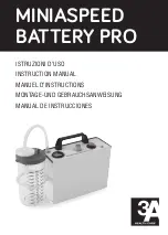 Preview for 1 page of 3A HEALTH CARE MINIASPEED BATTERY PRO Instruction Manual