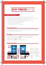 Preview for 2 page of 3A MEDES EASY-PRESSO EP-100 Product Manual