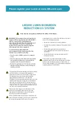 Предварительный просмотр 13 страницы 3B Medical Lumin LM3000 Instructions Manual