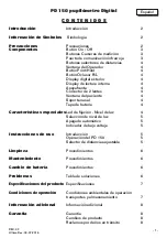 Preview for 3 page of 3B Optic Instruments PD-150 User Manual