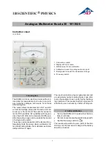 Preview for 6 page of 3B SCIENTIFIC PHYSICS 1013526 Instruction Sheet