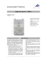 3B SCIENTIFIC PHYSICS Escola 2 Instruction Sheet preview