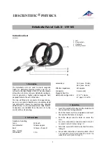 3B SCIENTIFIC PHYSICS U19105 Instruction Sheet preview