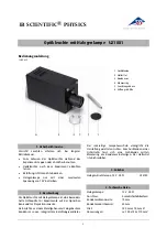 3B SCIENTIFIC PHYSICS U21881 Instruction Sheet preview