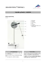 Предварительный просмотр 1 страницы 3B SCIENTIFIC PHYSICS U8403950 Instruction Sheet