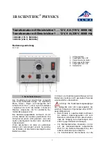 3B SCIENTIFIC 1001009 Instruction Sheet предпросмотр