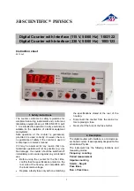 Предварительный просмотр 1 страницы 3B SCIENTIFIC PHYSICS 1003122 Instruction Sheet