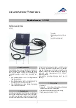 3B SCIENTIFIC U11395 Instruction Sheet preview