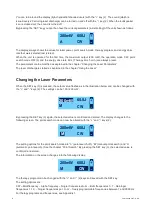 Preview for 8 page of 3B LASER PEN 200 Operating Instructions Manual